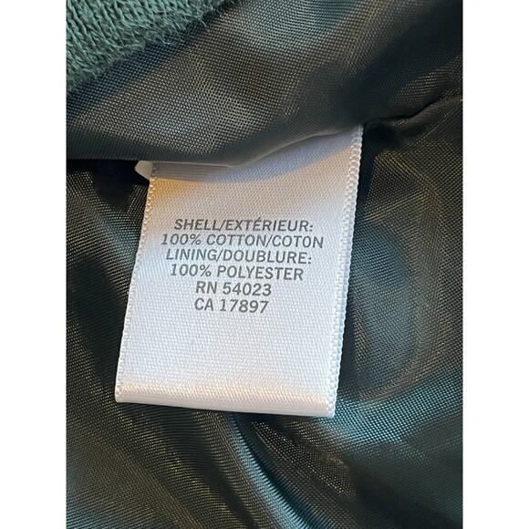 Banana Republic Women Blazer SZ XXSP Green Open Front Jacket Amber Brooch 54023 - Picture 5 of 8